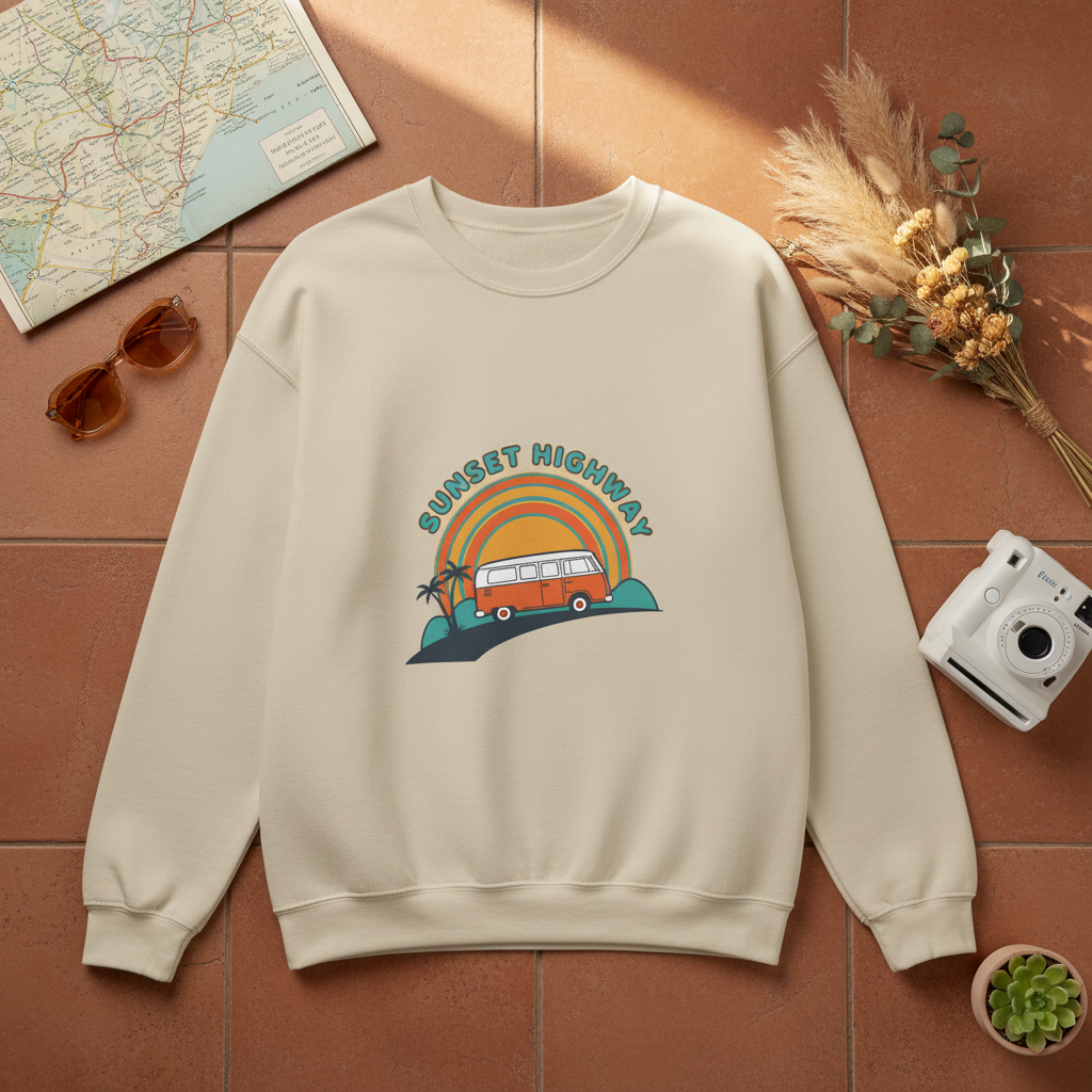 Sunset Highway - Flat Lay