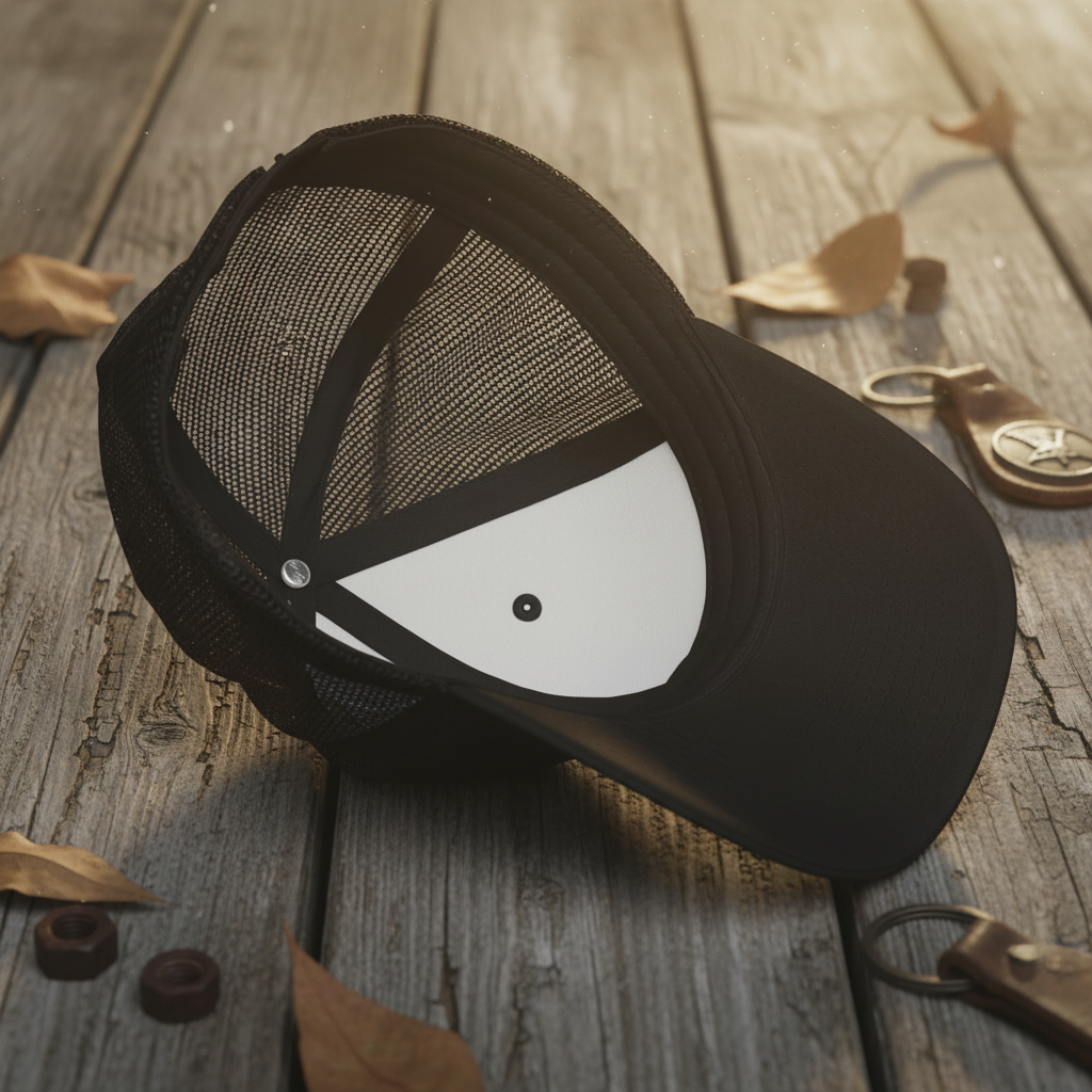 Trucker Cap Flat Lay