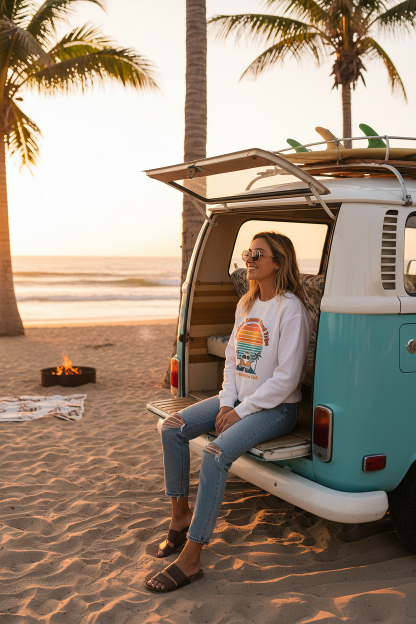 Vintage Camper - Tailgate